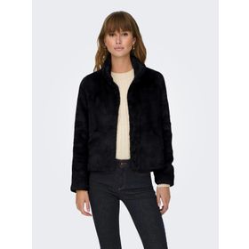 Only 15295423 Siyah Onlnewvida Faux Fur Günlük Suni Kadın Kürk Ceket