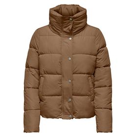 Only 15295424 Kahverengi Onlnewcool Puffer Kadın Günlük Mont