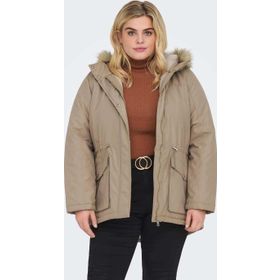 Only 15295458 Bej Carlucia Kapüşonlu Kadın Mont