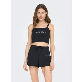 Only 15296214 Siyah Kadın T-shirt