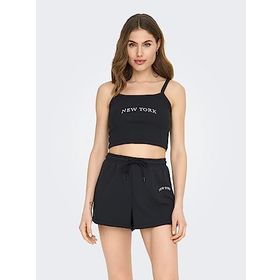 Only 15296214 Siyah Kadın T-shirt