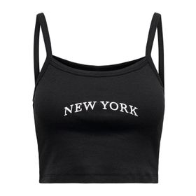 Only 15296214 Siyah Kadın T-shirt