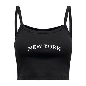 Only 15296214 Siyah Kadın T-shirt