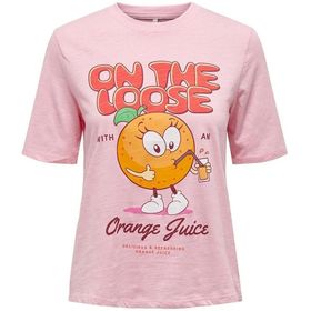 Only 15296955 Pembe Kadın T-shirt