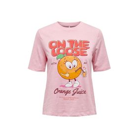 Only 15296955 Pembe Kadın T-shirt