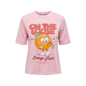 Only 15296955 Pembe Kadın T-shirt