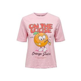 Only 15296955 Pembe Kadın T-shirt
