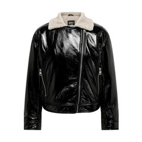 Only 15298636 Onlanita Bonded Biker OTW Siyah Kadın Mont
