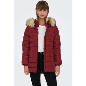 Only 15304765 Bordo Kadın Kaban