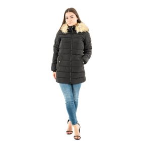 Only 15304765 Siyah Kapüşonlu Kadın Kaban