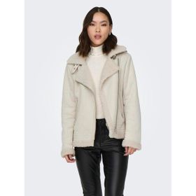 Only 15304775 Onlnewdiana Aviator Jacket CC OTW Krem Kadın Mont