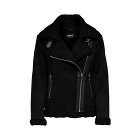 Only 15304775 Onlnewdiana Aviator Jacket CC OTW Siyah Kadın Mont