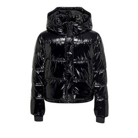 Only 15306010 Onlannlouis Premium Puffer Jkt Short Otw Siyah Kadın Mont