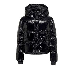 Only 15306010 Onlannlouis Premium Puffer Jkt Short Otw Siyah Kadın Mont