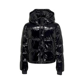 Only 15306010 Onlannlouis Premium Puffer Jkt Short Otw Siyah Kadın Mont