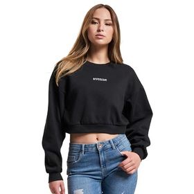 Only 15307675 Onldessa L/S O-Neck Swt Siyah Kadın Sweatshirt