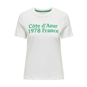 Only 15320504 Sinna Beyaz Kadın T-shirt
