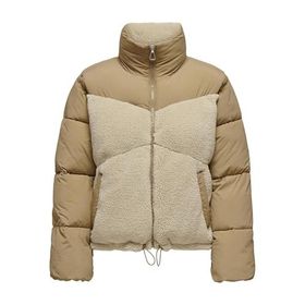 Only 15322083-BROWN-RICE Krem Kadın Mont