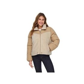 Only 15322083-BROWN-RICE Krem Kadın Mont