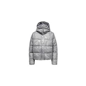 Only 15326045-DECEMBER-SKY Onlmercedes AOP Puffer Gri Kadın Mont