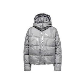 Only 15326045-DECEMBER-SKY Onlmercedes AOP Puffer Gri Kadın Mont