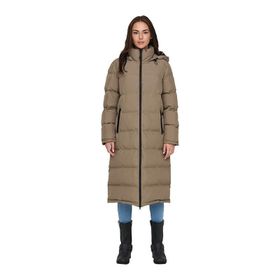Only 15326655-WALNUT Onlpaula Premium Puffer Krem Kadın Mont