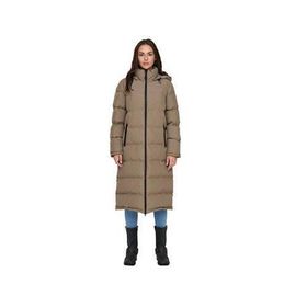 Only 15326655-WALNUT Onlpaula Premium Puffer Krem Kadın Mont