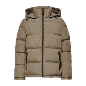 Only 15326656-WALNUT Onlpaula Premium Puffer Kahverengi Kadın Mont