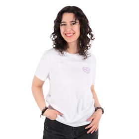 Only 15339251 Lotta Beyaz Kadın T-shirt