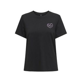 Only 15339251 Lotta Siyah Kadın T-shirt