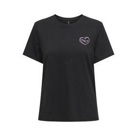 Only 15339251 Lotta Siyah Kadın T-shirt