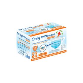 Only Evo 3 Katlı Meltblown 50'li Paket Filtreli Yumuşak Kulaklıklı Cerrahi Maske