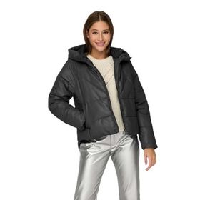 Only New Anja Faux Fuffer 15297083 - Siyah Kadın Mont