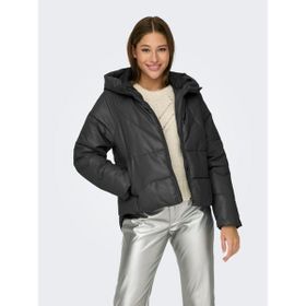Only New Anja Faux Fuffer 15297083 - Siyah Kadın Mont