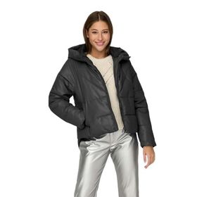 Only New Anja Faux Fuffer 15297083 - Siyah Kadın Mont