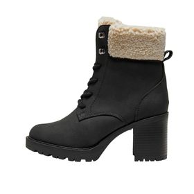 Only Onlbarbara-20 Warm PU Siyah Boot Kadın Bot