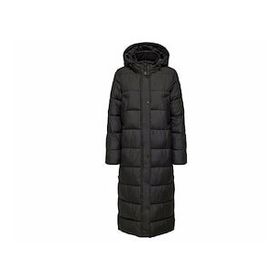 Only Onlcammie Long Quilted Coat Otw Siyah Kadın Mont