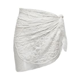 Only Onlcarla Embroıdered Lace Sarong Cloud Dancer Kadın Atkısı