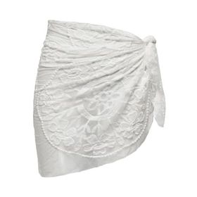 Only Onlcarla Embroıdered Lace Sarong Cloud Dancer Kadın Atkısı