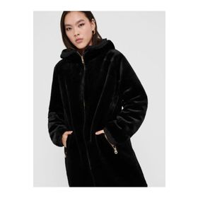Only Onldahlia Rev Fur Siyah Kadın Parka
