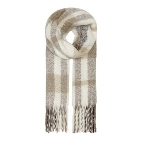 Only Onlwinie Check Scarf CC Siyah Kadın Atkı