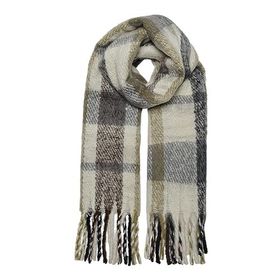 Only Onlwinie Check Scarf CC Siyah Kadın Atkı