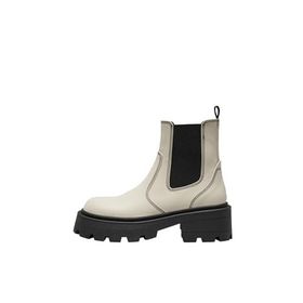 Only Shoes Onlbanyu-2 PU Chunky Beyaz Chelsea Kadın Bot Ayakkabı