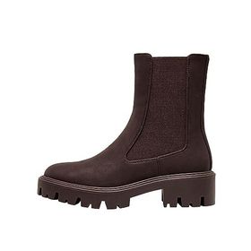 Only Shoes Onlbetty-6 Monochrome PU Noos Koyu Kahve Kadın Boot Ayakkabı