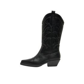 Only Shoes Onlbronco-1 PU Cowboy Siyah Kadın Bot Ayakkabı