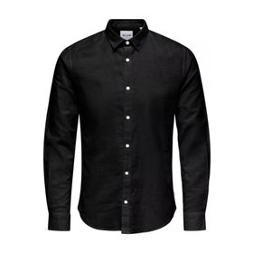 Only & Sons 22012321 Onscaiden Ls Solid Linen Shirt Noos Beyaz Erkek Gömlek