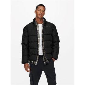 Only & Sons 22019345 Siyah Erkek Mont