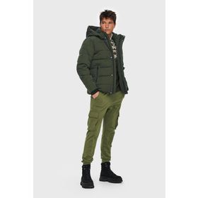 Only & Sons 22019598 Haki Onscayson Kapüşonlu Regular Fit Erkek Mont