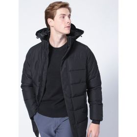 Only & Sons 22020156-02 Carl Long Quilted Coat OTW Siyah Erkek Mont