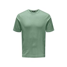 Only & Sons 22022928 Yuvarlak Yaka Basic Örme Siyah Erkek T-shirt